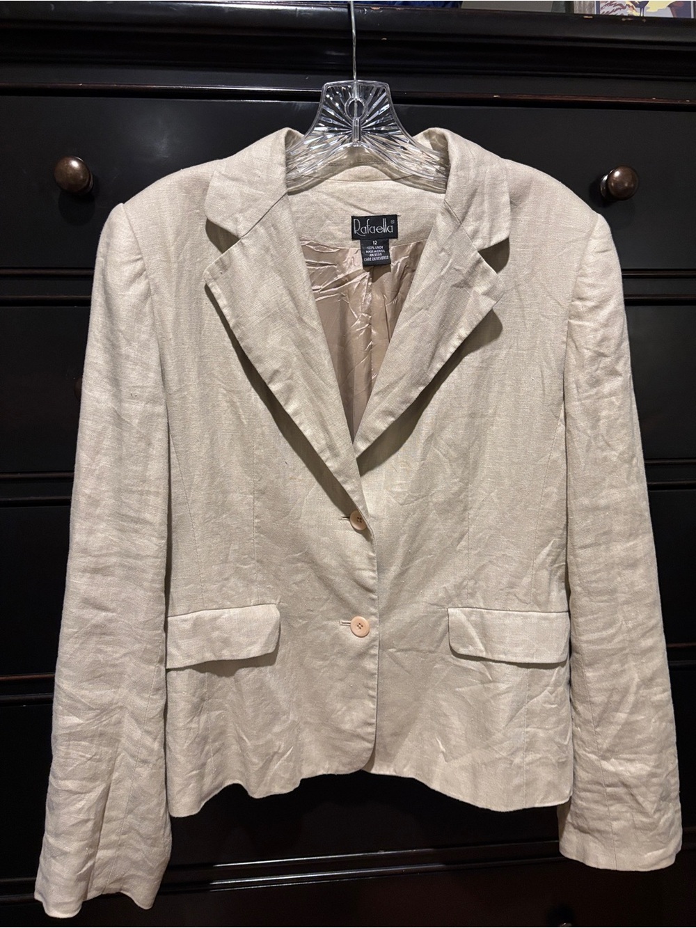 Rafaella Light Cream Tailored Women's Blazer